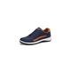 VIPAVA Men's Lace-Ups Men's Leather Shoes Sports Shoes Trend Casual Shoes Breathable Casual Men's Sports Shoes Non-Slip Shoes Men's Shoes (Color : Blue, Size : 6.5 UK)