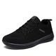 VIPAVA Men's Boots Casual Lace-up Shoes Men's Sports Shoes Fashion Breathable Mesh Shoes Men's Walking Fitness Shoes Black Sports Shoes (Color : Black Gray with Fur, Size : 6)