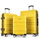 3 Piece Hardshell Luggage Sets, Abs Hard Shell Expandable Spinner Luggage, Expandable Suitcase With Travel Bag, Expandable Suitcase Sets With Spinner Wheels And Tsa Lock For Travel (20''/24''/28''),