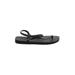 Havaianas Sandals: Black Print Shoes - Women's Size 37 - Open Toe