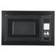 Techomey Integrated Microwave Oven and Grill 25 Litre, Integrated Microwave Oven 900W with Auto Defrost, Child Lock and 8 Auto Menus, Black