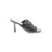 Marc Fisher Mule/Clog: Slide Stilleto Feminine Gray Solid Shoes - Women's Size 9 - Open Toe