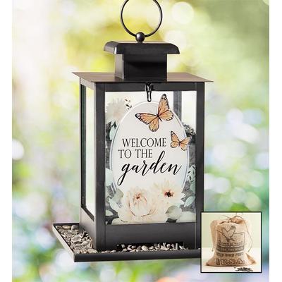 1-800-Flowers Home Decor Outdoor Garden Outdoor Garden Decor Delivery Welcome To The Garden Birdfeeder & Seeds