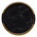 Gourmet Basics by Mikasa Black Marble Lazy Susan