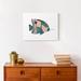 Highland Dunes Colorful Fish w/ Pointy Nose On Canvas Print Canvas in Blue | 1600 H x 3600 W x 1.75 D in | Wayfair 94FFB1F4EA6F4A5C8F15E637A1E89451