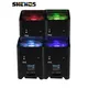 SHHEHDS-Lumière LED 6x18W 6 en 1 avec Télécommande Sans Fil RGBAW + UV Par Batterie Mobile pour