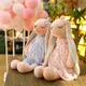 Poupée lapin mignonne 35CM/14 pouces poupée en peluche poupée de couchage pour bébé animal en