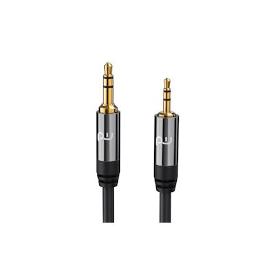 Primewire 2,5-mm-Klinke zu 3,5-mm-Klinke Audio Kabel, AUX, HiFi Audio Adapter Klinkenkabel / Verbindungskabel - 1,5m Image