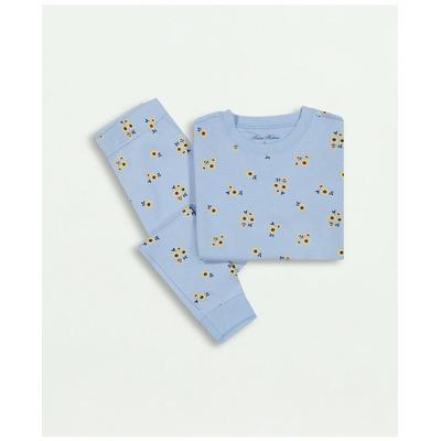 Brooks Brothers Girls Kids Long-Sleeve Pajamas Set | Light Blue | Size 8