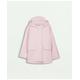 Brooks Brothers Girls Hooded Rain Coat | Light Pink | Size 8