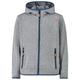 CMP - Boy's Jacket Fix Hood Jacquard Knitted - Fleecejacke Gr 104 grau