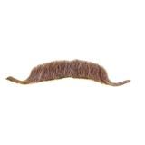 Colonel Major Moustache w/Spirit Gum Adhesive - 100% Human Hair - no. 2014 - REALISTIC! Perfect for Theater - Reusable!