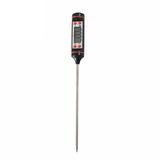 Anvazise Cooking Thermometer Multi-use High Clarity Display Stainless Steel Kitchen Meat Thermometer for Home Black
