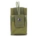 Emoshayoga 3 Radio Bag Portable Nylon Walkie Talkie Bag Universal Talkie Pouch Radio Holder Case for Outdoor Sports (Army Green)