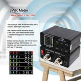 CQV-SWR120 120W SWR Power Standing Wave Meter High Standing Wave Alarm Function 240 x 240 Full Color Display FM-AM-SSB