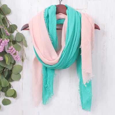 Charming Day,'Set of 2 Lightweight Cotton Scarves ...