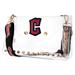 Cuce Cleveland Guardians Crystal Clear Envelope Crossbody Bag