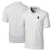 Men's Cutter & Buck White Memphis Redbirds Big Tall Forge Pencil Stripe Stretch Polo