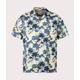 PS Paul Smith Mens Relaxed Fit Short Sleeve Floral Print Shirt - Colour: 40 Light Blue - Size: XXL