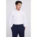 Slim Fit White Royal Oxford Non-Iron Shirt