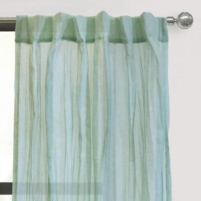 Mikana Sheer Curtain Panel, 52 x 95, Celadon