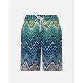 Missoni Boy's Boys Blue Zig Zag Swimming Shorts - Size: 8 years