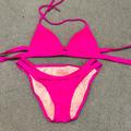 Victoria's Secret Swim | Bright Pink Victoria Secret Bikini. Barely Worn, Great Condition. | Color: Pink | Size: M