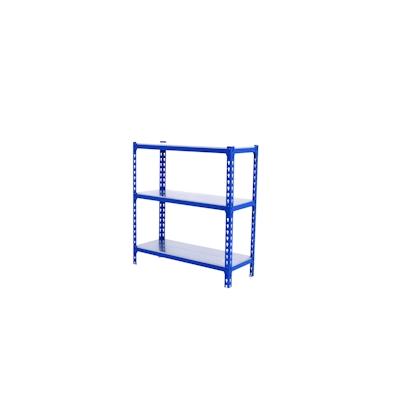SimonRack Simonclick schraubenloses Metallregal 3 Böden. Farbe BLAU/VERZINKT 900x1100x400 mm Image