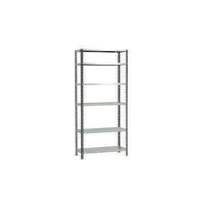 SimonRack Comfort Metallregal mit 6 Böden und Schrauben. Farbe ANTHRAZIT/WEISS 2000x1000x400 mm Image