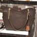 Michael Kors Bags | Michael Kors Jet Set Travel Logo Large Chain Shoulder Tote Mk Brown Satchel | Color: Brown | Size: Os