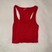 Free People Tops | Free People Racer Back Tank Top- Never Worn- Size S | Color: Red | Size: S