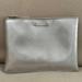 Kate Spade Bags | Kate Spade Silver Perforated Hearts Clutch Make Up Bag | Color: Silver/Tan | Size: Os