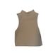 Zara Tops | 5/$20 Sale!!! Zara Brown Ribbed Mock Neck Crop Top | Color: Brown | Size: S