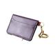 Dolce & Gabbana Womens Leather Bifold Card Holder Wallet - Purple - One Size