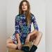 Free People Dresses | Bright Floral Patterned Free People Mini Dress! | Color: Blue/Purple | Size: Xs