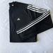 Adidas Shirts | Like New Adidas 3 Stripe Long Sleeve Shirt. Size Xl. | Color: Black/White | Size: Xl