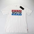 Levi's Shirts | Levis Mens Shirt White Extra Small Casual Comfort Crew Neck Outdoor Vote #1797 | Color: White | Size: Xs