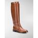 Burberry Shoes | Burberry Tan Redgrave Flat Knee High Boots- Size 37 | Color: Red/Tan | Size: 7