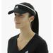 Adidas Accessories | Adidas Women's Match Visor One Size Black/ White Areoready Embriomed | Color: Black/White | Size: Os