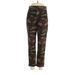 American Eagle Outfitters Cord Pant Straight Leg Boyfriend: Brown Camo Bottoms - Women's Size 10