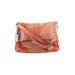 Levenger Leather Crossbody Bag: Pebbled Tan Print Bags