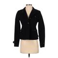 Lauren Jeans Co. Blazer Jacket: Short Black Jackets & Outerwear - Women's Size P