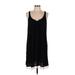 Simply Vera Vera Wang Casual Dress - Slip dress: Black Dresses - Women's Size Medium