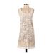 Calypso St. Barth Casual Dress: Ivory Damask Dresses - Women's Size X-Small