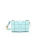 Bottega Veneta Leather Crossbody Bag: Blue Bags