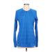 Athleta Track Jacket: Blue Jackets & Outerwear - Women's Size Large Tall