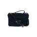 Aimee Kestenberg Leather Crossbody Bag: Pebbled Blue Print Bags