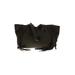 Posse Leather Tote Bag: Pebbled Black Print Bags