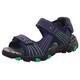 Sandale SUPERFIT "OCEAN KOMBI HENRY" Gr. 30, blau (ocean) Kinder Schuhe