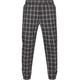 Jerseyhose 2Y STUDIOS "Herren Cropped Pants Plaid" Gr. S, US-Größen, schwarz (black) Herren Hosen